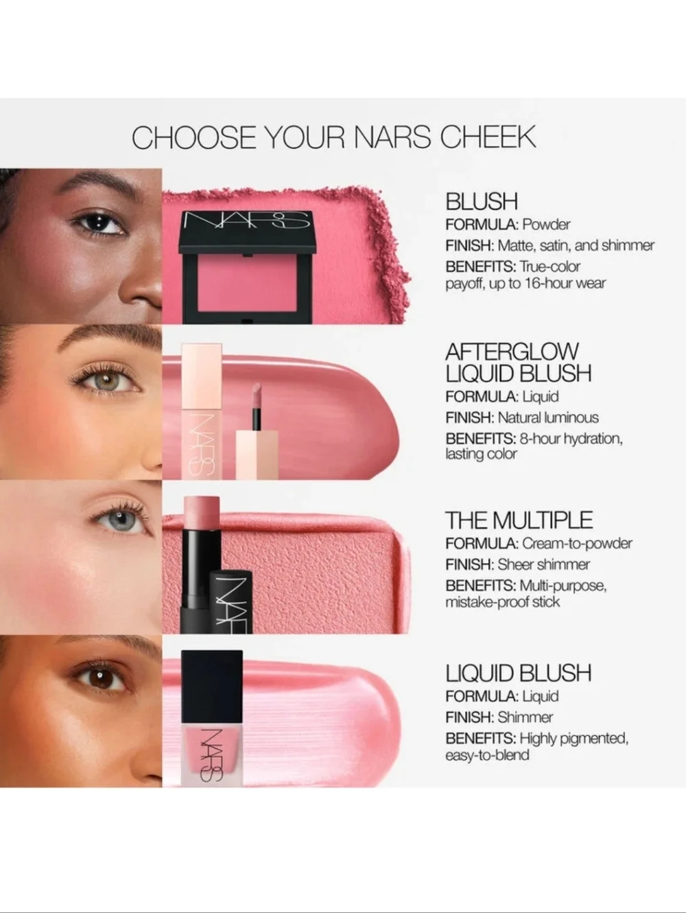 🌺NARS Behave AfterGlow Liquid Blush Transfer Resistant Cream Blush